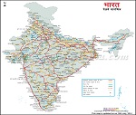 India railways map hindi